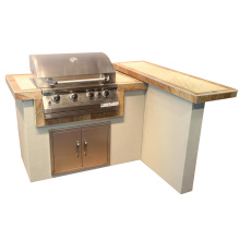 Outdoor Kitchen Gas Barbecue Island avec certification CSA